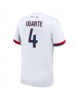 Billige Paris Saint-Germain Manuel Ugarte #4 Bortedrakt 2024-25 Kortermet